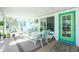Outdoor patio with table and chairs, great for dining at 2495 Tenth St, Englewood, FL 34224