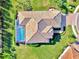 Home with a private pool and screened enclosure at 26852 Faldo Ln, Englewood, FL 34223