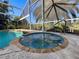 Enjoy a relaxing soak in this private hot tub at 3117 Silkwood Ln, Port Charlotte, FL 33953