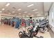 Fitness center with various exercise equipment, including stationary bikes at 4604 Club Dr # B201, Port Charlotte, FL 33953