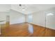 Bright living room with hardwood floors and neutral walls at 4865 Lorri Cir, North Port, FL 34286