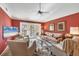Spacious living room with access to a patio or balcony at 520 Pine Hollow Cir # 520, Englewood, FL 34223