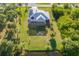 Aerial view of the house and canal at 6096 Bowie Ln, Englewood, FL 34224