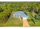 Aerial view of a single Gathering home at 6096 Bowie Ln, Englewood, FL 34224