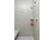 Walk-in shower with tiled walls and built-in seat at 109 Bonita Dr, Rotonda West, FL 33947
