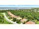 Aerial view of community, showcasing waterfront property at 13123 Preserve Ct, Port Charlotte, FL 33953