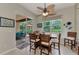 Bright breakfast nook with sliding doors leading to the patio at 13123 Preserve Ct, Port Charlotte, FL 33953