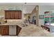 Kitchen features granite countertops, stainless steel appliances, and island at 13123 Preserve Ct, Port Charlotte, FL 33953