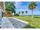 Brick paved patio overlooking the water at 138 Winson Ave, Englewood, FL 34223