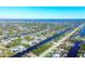 Expansive aerial view of waterfront community at 15336 Lakeland Cir, Port Charlotte, FL 33981