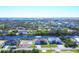 Aerial view of luxury waterfront homes and canal views at 15336 Lakeland Cir, Port Charlotte, FL 33981