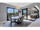 Breakfast nook with sliding glass doors leading to a patio at 15336 Lakeland Cir, Port Charlotte, FL 33981