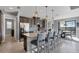 Modern kitchen with stainless steel appliances and granite countertops at 15336 Lakeland Cir, Port Charlotte, FL 33981