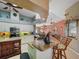 Modern kitchen with granite countertops, stainless steel appliances, and an island at 15375 Taurus Cir, Port Charlotte, FL 33981