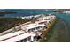 Aerial view of Sandpiper Rey, showcasing its waterfront location and amenities at 1651 Beach Rd # 212, Englewood, FL 34223