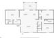 Floor plan showing three bedrooms and two baths at 2251 Meetze St, Port Charlotte, FL 33953