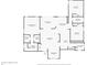One-story house floor plan showcasing a spacious layout with multiple bedrooms, Gathering room, and kitchen at 2271 Paraiso Ct, Englewood, FL 34224