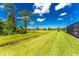 Grass and canal with neighborhood homes in background at 35 Broadmoor Ln, Rotonda West, FL 33947