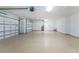 Spacious two-car garage with epoxy flooring and automatic door opener at 35 Broadmoor Ln, Rotonda West, FL 33947