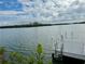 Private dock with steps leading to the water at 5177 The Pointe, Englewood, FL 34223