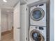Convenient laundry area with stackable washer and dryer at 5856 Gasparilla Rd # M27, Boca Grande, FL 33921