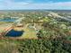 Aerial view of property boundaries and surrounding area at 6341 Biggs St, Englewood, FL 34224