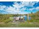 Wooden dock providing access to the tranquil waterway at 6341 Biggs St, Englewood, FL 34224