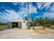 Well-maintained workshop featuring double doors and a concrete pad at 6341 Biggs St, Englewood, FL 34224