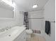 Clean bathroom with tub and shower at 66 Boundary Blvd # 282, Rotonda West, FL 33947