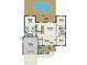 Detailed floor plan showcasing layout of home with pool, bedrooms, and living spaces at 7351 Lighthouse St, Englewood, FL 34224