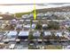 Aerial view showing home's location in a waterfront community with canal access at 9230 Griggs Rd, Englewood, FL 34224