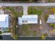 House and yard from above at 9230 Griggs Rd, Englewood, FL 34224