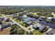 Expansive aerial view of waterfront homes and canals at 9567 Honeymoon Dr, Port Charlotte, FL 33981