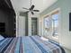 Spacious bedroom with water views and ample closet space at 9567 Honeymoon Dr, Port Charlotte, FL 33981