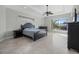 Spacious main bedroom with water views and walk-in closet at 9567 Honeymoon Dr, Port Charlotte, FL 33981