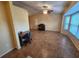 Living room with tile flooring, bay window, and an organ at 1329 Sheehan Blvd, Port Charlotte, FL 33952