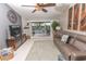 Comfortable living room with water views and a cozy atmosphere at 1401 S Mccall Rd # 306B, Englewood, FL 34223
