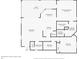 Floor plan showing a spacious layout with two bedrooms and two bathrooms at 14049 Willow Glen Ct # 242, Port Charlotte, FL 33953