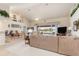Cozy living space with large windows offering an abundant amount of natural light at 171 Medalist Rd, Rotonda West, FL 33947