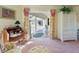 Main bedroom with a view of the pool through sliding glass doors at 385 Pelican Bnd, Placida, FL 33946