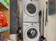 Stackable washer and dryer in convenient laundry room at 4260 Placida Rd # 14C, Englewood, FL 34224