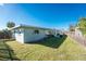 Exterior view of house with lawn and fence at 537 Shamrock Blvd, Venice, FL 34293