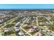 High-angle view of the property and surrounding area at 9131 Berendo Ave, Englewood, FL 34224