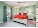 Light and airy bedroom with a comfortable double bed at 9300 Miami Cir, Port Charlotte, FL 33981