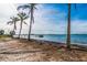 Secluded waterfront lot with palm trees and calm water views at 99 W Riverview Ave, Englewood, FL 34223