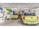 Two-car garage with additional storage for kayaks and other items at 10300 Coral Landings Ct # 91, Placida, FL 33946