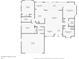 Floor plan showing the layout of bedrooms, bathrooms, kitchen, and living areas at 1437 Keyway Rd, Englewood, FL 34223