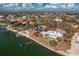 Waterfront property view showcasing large home and lot at 265 Green Dolphin S Dr, Placida, FL 33946