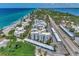 Aerial view of beachfront community with ocean access and parking at 2950 N Beach Rd # A315, Englewood, FL 34223