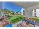 Enjoy your morning coffee on this private patio with comfortable seating at 2950 N Beach Rd # A315, Englewood, FL 34223